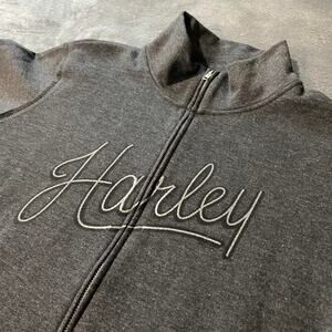Modern womens harley davidson y2k zip up jacket